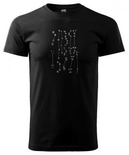 Stopy zvěře - tričko s potiskem Pánské/Dámské: Dámské černé, Velikost: L