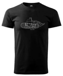 Tank - tričko s potiskem Pánské/Dámské: Dámské černé, Velikost: L