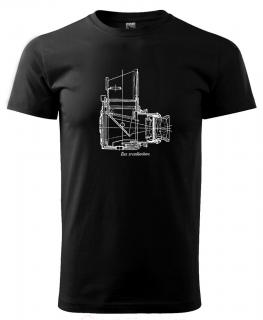 Zrcadlovka - tričko pro zkušeného fotografa Pánské/Dámské: Pánské černé, Velikost: M