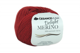 100% Merino příze - Delight červená