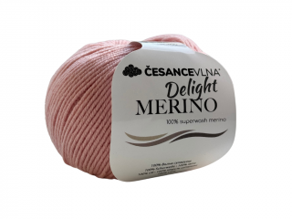 100% Merino příze - Delight růžová