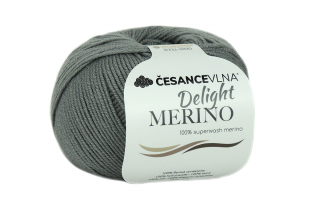 100% Merino příze - Delight šedá