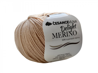 100% Merino příze - Delight světle béžová