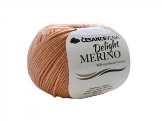 100% Merino příze - Delight tělová