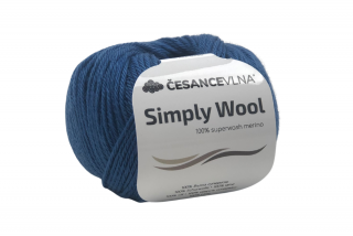 100% Merino příze - Simply královská modrá