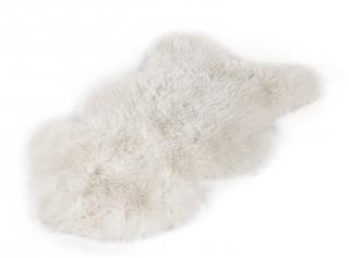Ovčí kožešina bílá vyberte rozměr: XL 100-110 x 65-70 cm