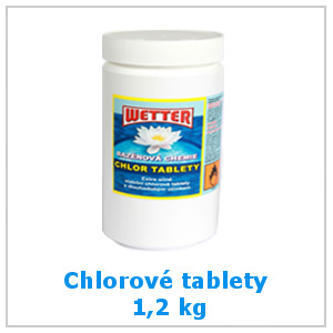 Chlorové MAXI 200g tablety do bazénu 1,2 kg