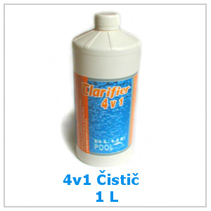 Čistič bazénového filtru vločkovač 4v1 - lahev 1l