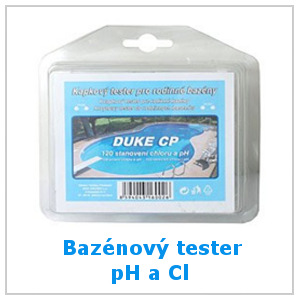 CP kapkový bazénový tester pro chlor a pH 120 měření