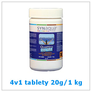 Multifunkční tablety 1 kg / 20 g 4v1