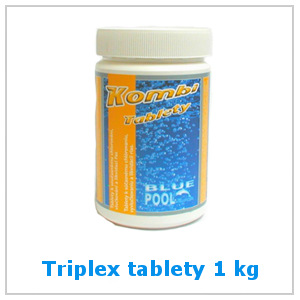 Triplex 3v1 Multifunkční tablety do bazénu  1 kg