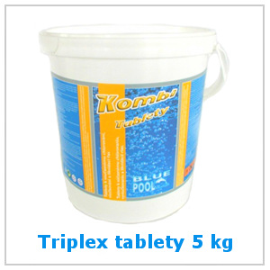 Triplex 3v1 Multifunkční tablety do bazénu 5 kg
