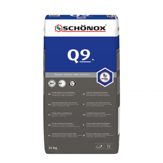 Schönox Q9 - rychlé flexibilní lepidlo s trasem  C2 FTE S1 (25kg)