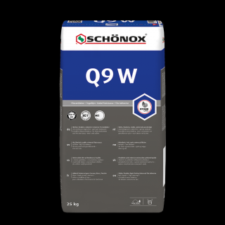 Schönox  Q9 W (white) - bílé rychlé flexibilní lepidlo s trasem  C2 FTE S1 (25kg)