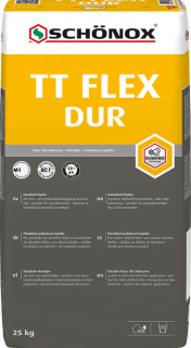 Schönox TT FLEX DUR - rozlivné (samosmáčivé) lepidlo C2E S1 (25kg)