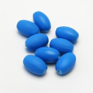 Barevné korálky, 8x13mm (8ks/bal) Barva: Modrá