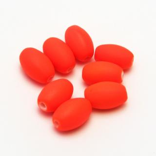Barevné korálky, 8x13mm (8ks/bal) Barva: Oranžová