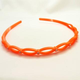Čelenka s kamínky Barva: Oranžová