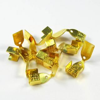 Koncovka na kůži plochá, 10x6mm (10ks/bal)