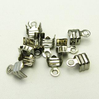 Koncovka, platina, 4x7mm (10ks/bal)