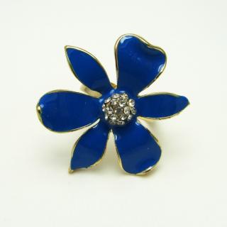 Květina s kamínky Barva: Modrá