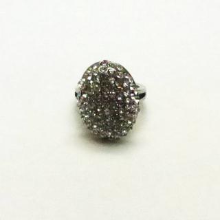Oválný prsten s kamínky, 16mm