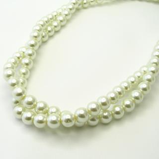 Perlový náhrdelník Barva: Bílá