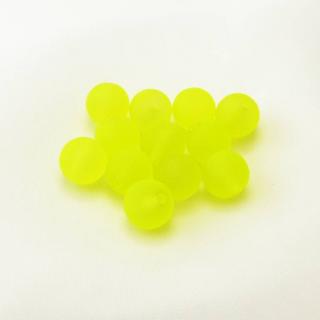 Plastové korálky, 10mm (12ks/bal) Barva: Žlutá