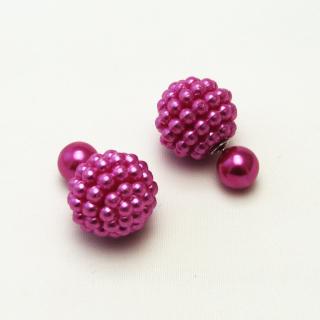 Vroubkované perly Barva: Růžová