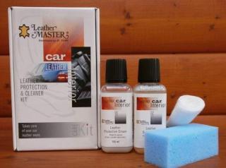 LM AUTO midi 150 sada - čištění a impregnace kůže v autě (sada na čištění a impregnaci kůže i interiéru aut )