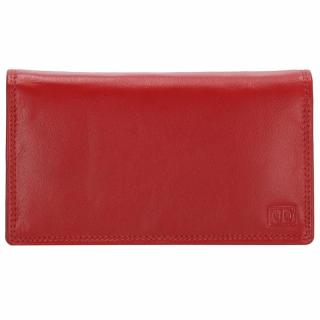 Dámská červená kožená peněženka Double-D 02C328
