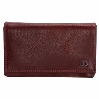 Dámská kožená peněženka Double-D 02C301 burgundy