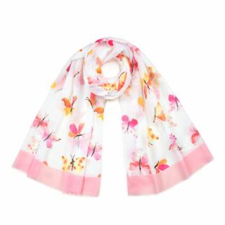 Dívčí šála Art of Polo sz22223 růžová