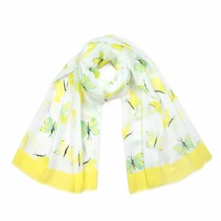 Dívčí šála Art of Polo sz22223 žlutá