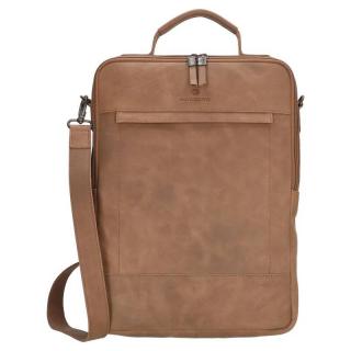 Kožený batoh na notebook 15,6" hnědý Micmacbags - ideální pro každodenní nošení do práce, školy i na volný čas. Praktický a odolný doplněk | Cooltovka.cz
