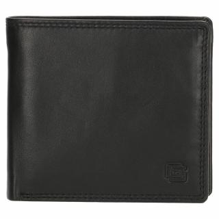 Luxusní pánská černá kožená peněženka Gio Gini  05D103