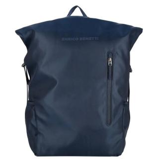 Moderní unisex městský batoh Enrico Benetti Lakers 80013 modrý 27L