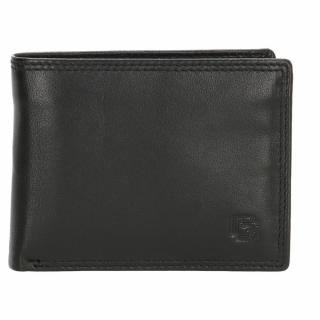 Pánská černá kožená peněženka Gio Gini 05D14