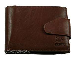 Pánská hnědá kožená peněženka Bull Leder HL012