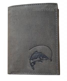 Pánská kožená peněženka HL-263B šedá