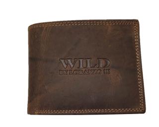 Pánská kožená peněženka Wild By Loranzo 853 hnědá