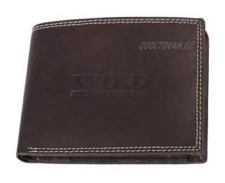 Pánská kožená peněženka Wild By Loranzo 977 hnědá