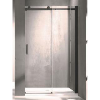 BELVER BLACK 100 - posuvné sprchové dveře  8 mm čiré bezpečnostní sklo