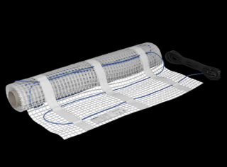Elektrické podlahové topné rohože TFX 150  Tloušťka pouze 3 mm. Jednodušší montáž díky jednomu přívodu. Plocha rohože: 1,0 m2