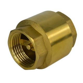 Klapka zpětná krátká, celomosazná Šroubení: 5/4"