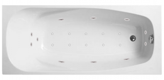 Masážní vana KOMBI elektronické ovládání 150 x 70 cm  součástí vany je  odtokový komplet + čistič a konstrukce