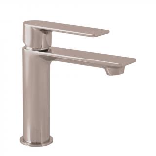NIL - metal grey - lesklá Vodovodní baterie umyvadlová NL126.0MGL  ROBUSTNÍ DESIGN S EFEKTNÍM RAMÍNKEM