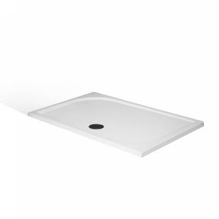 Obdélníková sprchová vanička KC1290 z litého mramoru 120x90 cm  s protiskluzovou úpravu