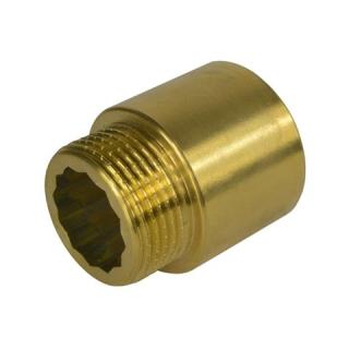 Prodloužení 1/2“, mosaz Šroubení: 1/2“, 70 mm