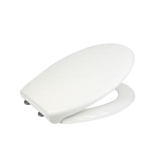 Samozavírací WC sedátko, duroplast, bílé, s odnímatelnými panty CLICK (CSS112S)